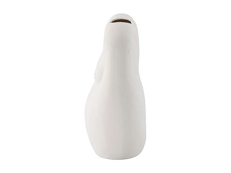 Vase Buste en Céramique "Romie" 28cm Blanc Cassé