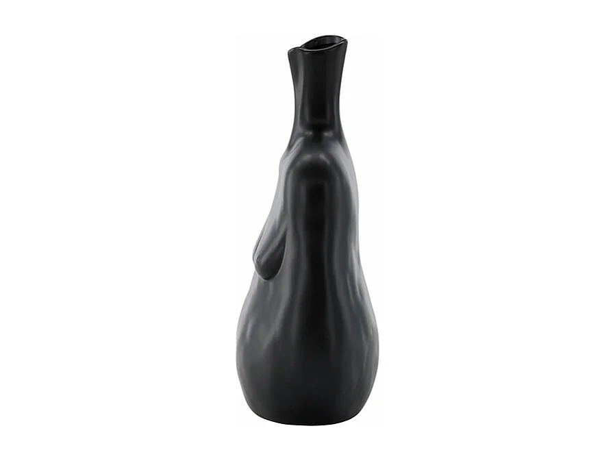 Vase Buste en Céramique "Conta" 25cm Noir