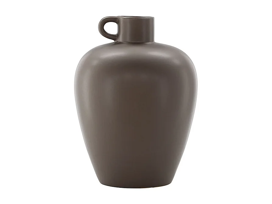 Vase Urne en Céramique "Cent" 33cm Marron