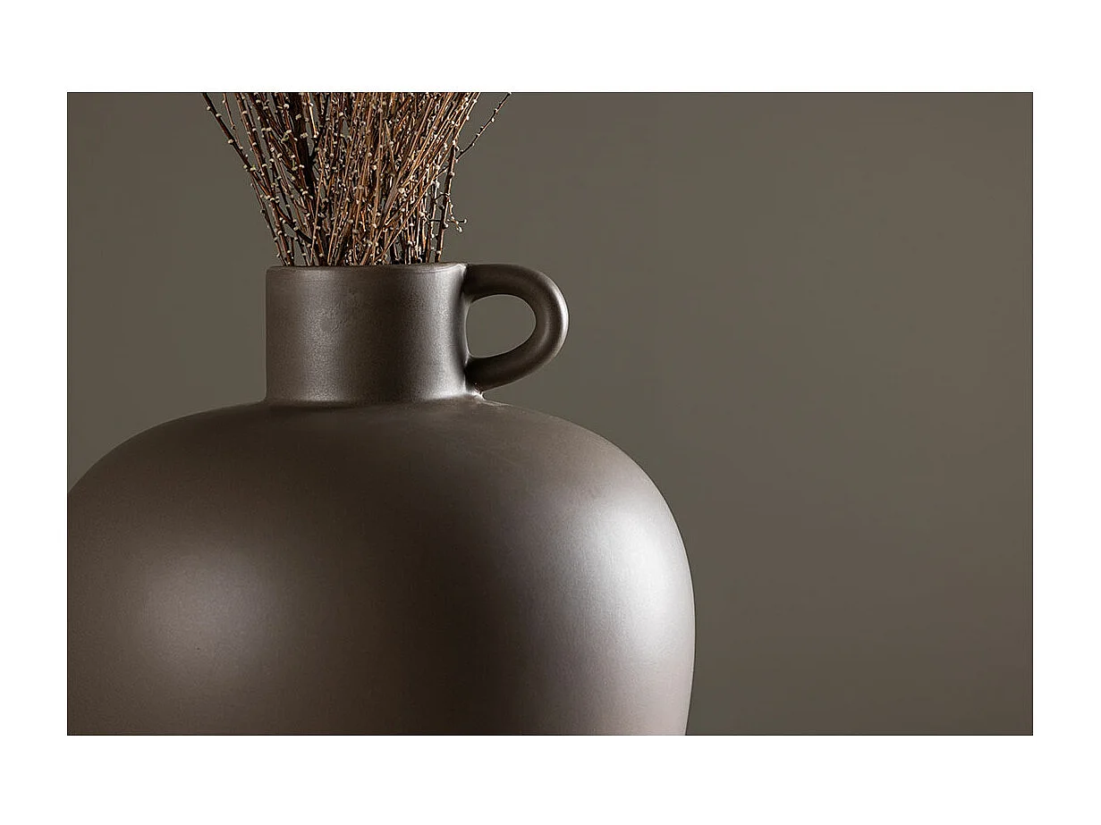 Vase Urne en Céramique "Cent" 33cm Marron