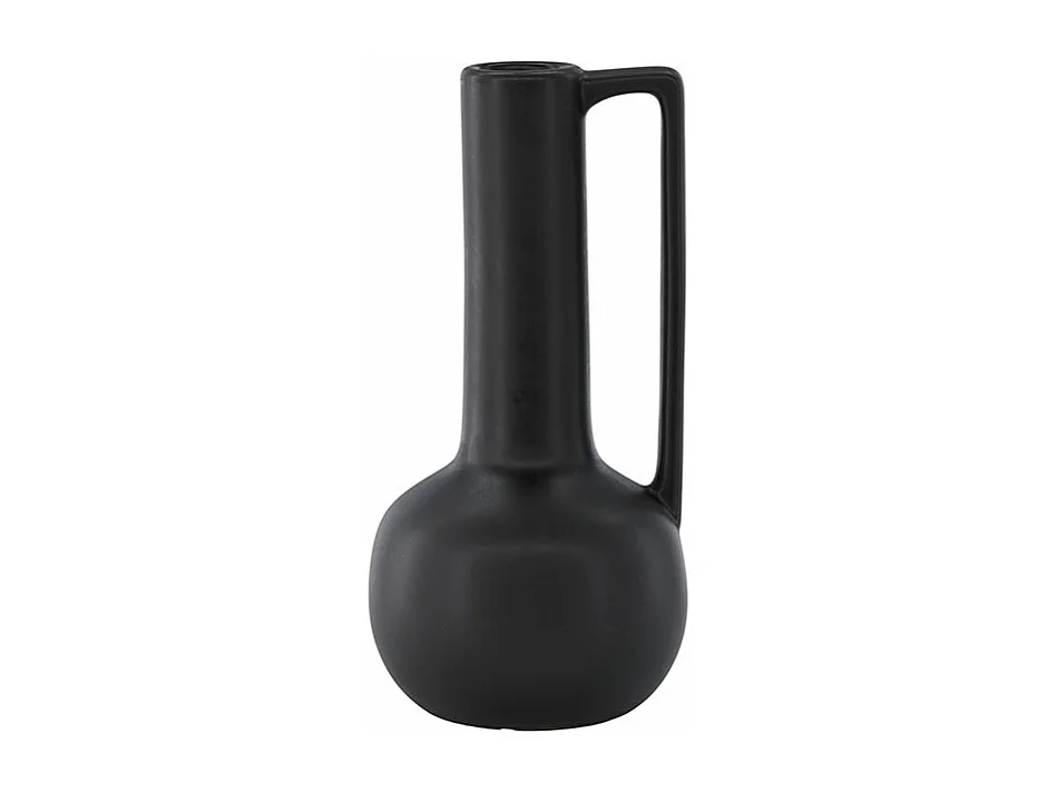 Vase Design en Céramique "Allis" 36cm Noir