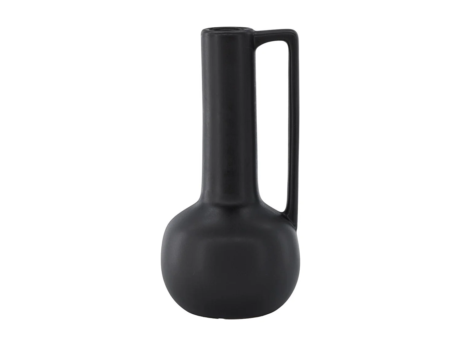 Vase Design en Céramique "Allis" 36cm Noir