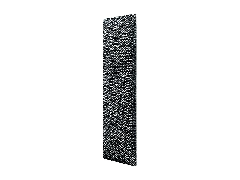 DHOME Panneaux Tapissés Exclusifs Série Luxury Edition Autoadhésifs pour Mur Acoustiques Absorbants Protection Chocs (Silver Ebony, 60x20cm)