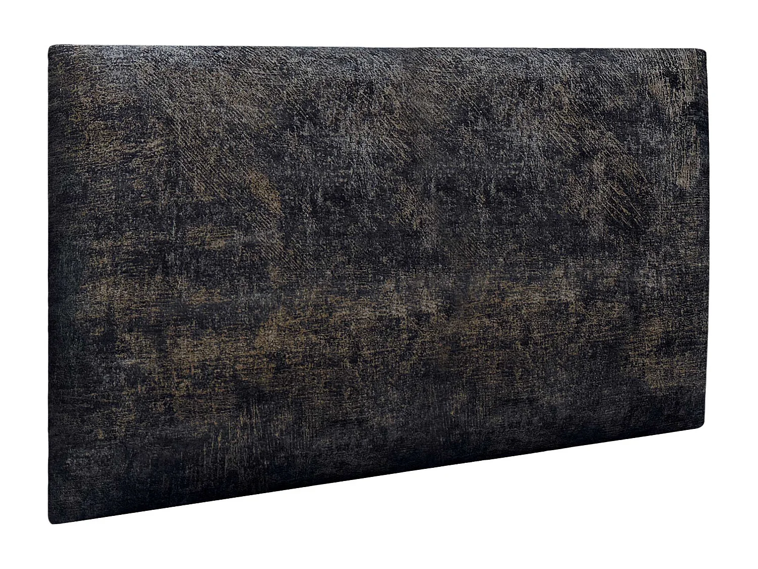 DHOME Ensemble de 8 Panneaux Tapissés en Tissu de Luxe Pack Autoadhésif pour Mur Acoustique Absorbant et Protecteur (Luxurious Black, 60x60cm, x8)