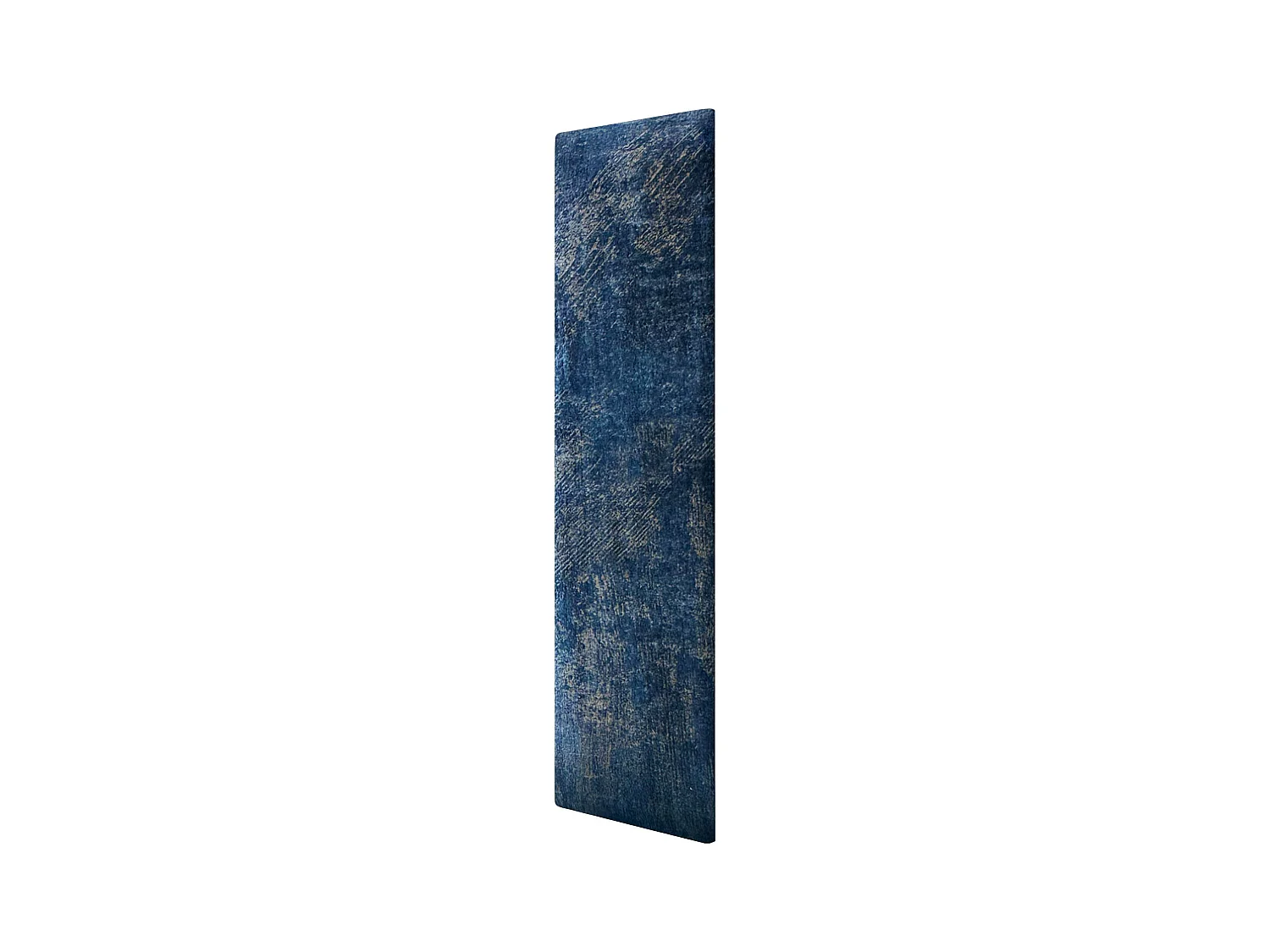 DHOME Exclusieve Gestoffeerde Panelen Luxury Edition Zelfklevend voor MuurGeluidsabsorberend Stootbescherming (Luxurious Blue, 60x20cm)
