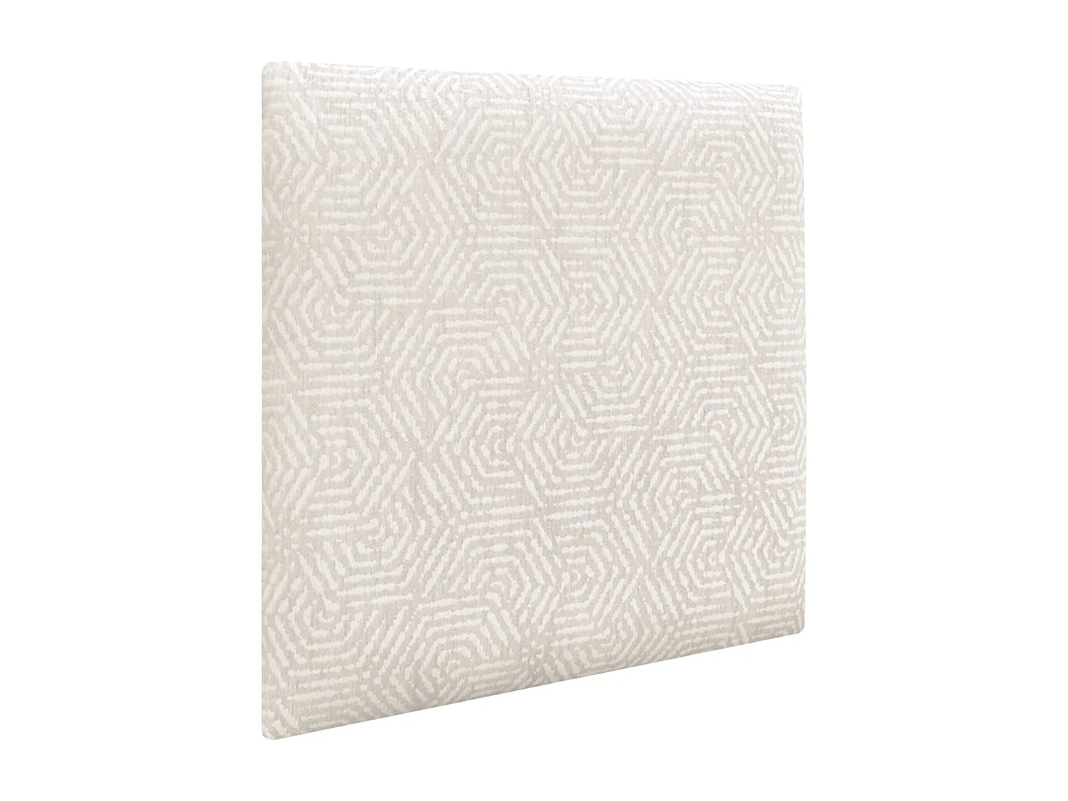 DHOME Exklusive gepolsterte Wandpaneele Luxury Edition Series Selbstklebende akustische, stoßabsorbierende Wandpaneele für Aufprallschutz (Ethnic White, 50x50cm)