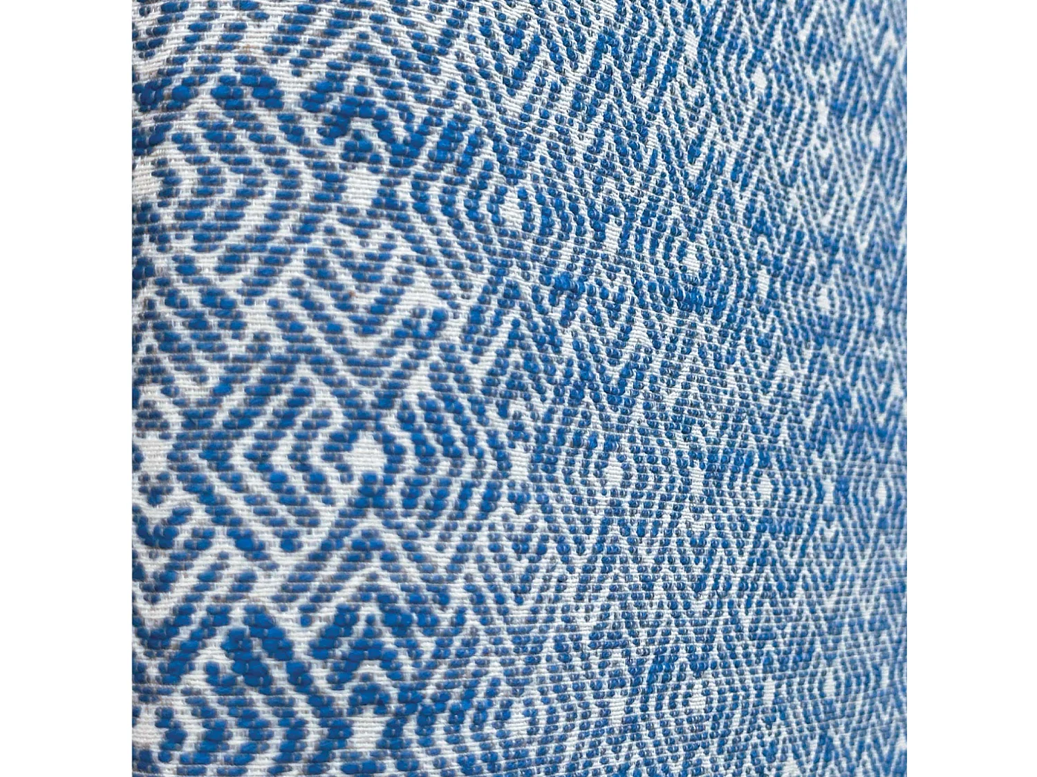 DHOME Tête de Lit Rembourrée Composée de Panneaux Autoadhésifs Interchangeables Série Luxury Edition Lit de Luxe Chambre (Ethnic Blue, 95cm)