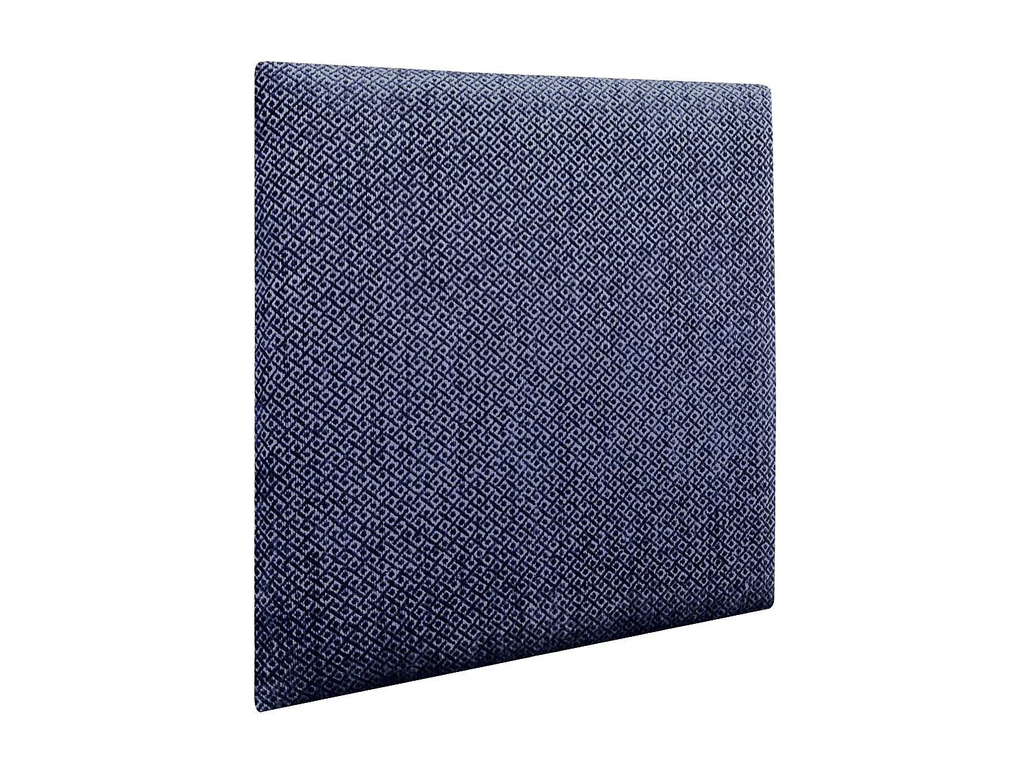 DHOME Ensemble de 8 Panneaux Tapissés en Tissu de Luxe Pack Autoadhésif pour Mur Acoustique Absorbant et Protecteur (Silver Marine, 50x30cm, x8)