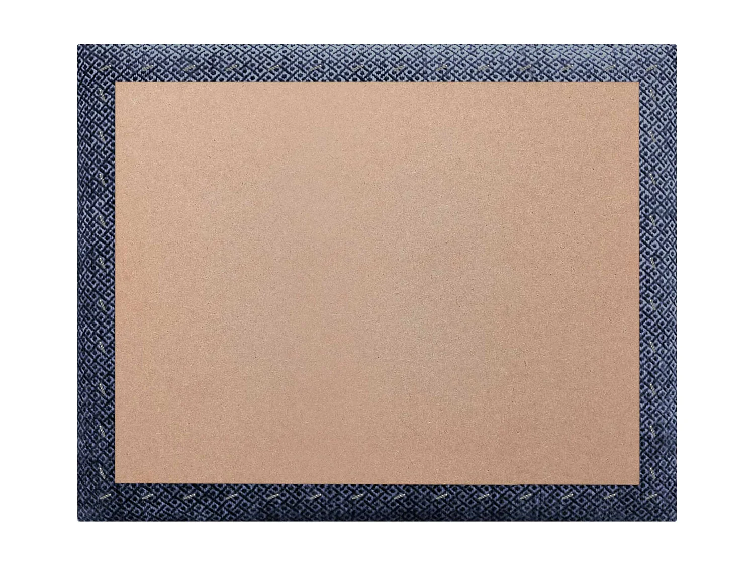 DHOME Tête de Lit Rembourrée Composée de Panneaux Autoadhésifs Interchangeables Série Luxury Edition Lit de Luxe Chambre (Silver Marine, 120cm)