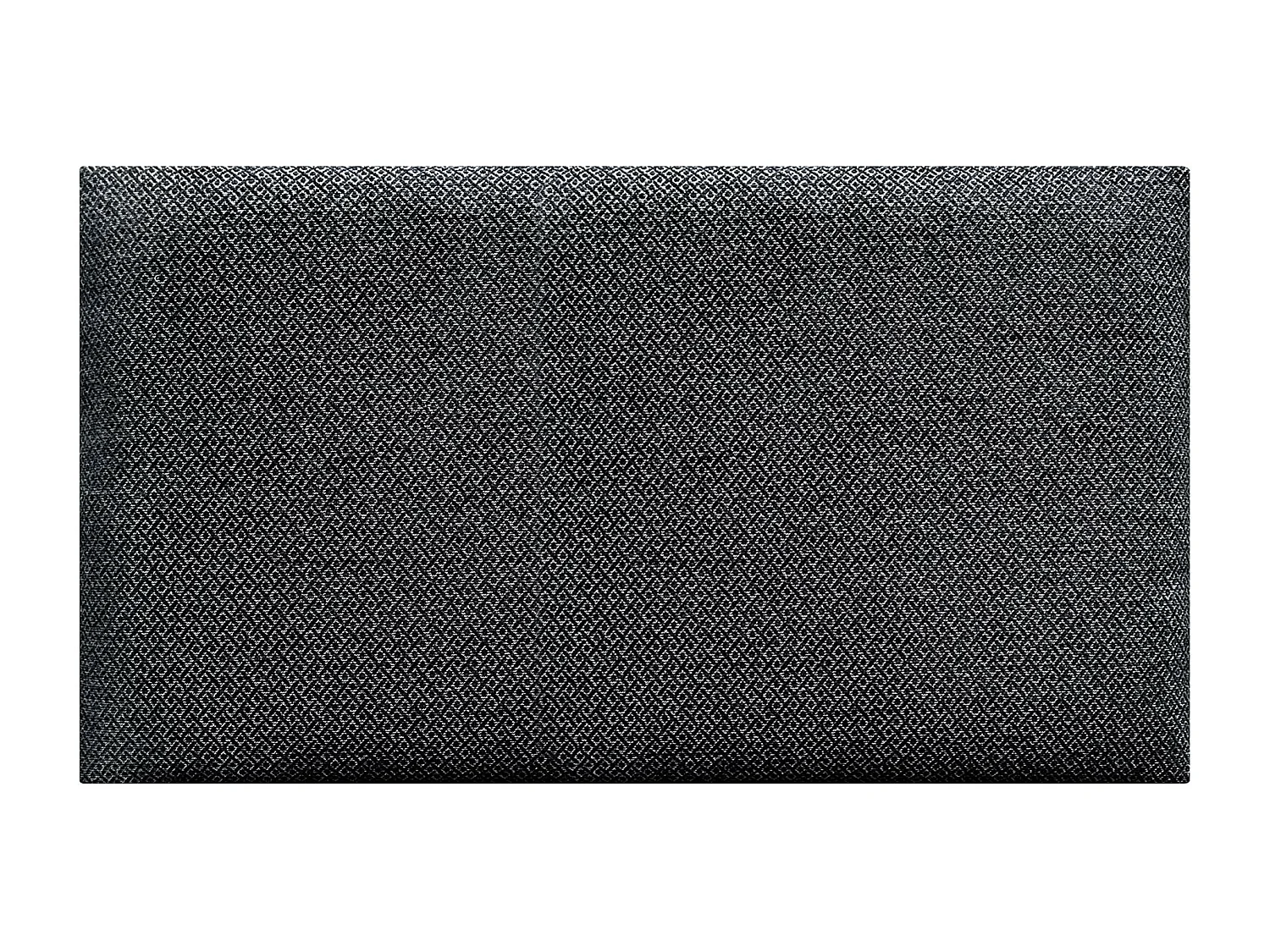 DHOME Ensemble de 8 Panneaux Tapissés en Tissu de Luxe Pack Autoadhésif pour Mur Acoustique Absorbant et Protecteur (Silver Ebony, 60x60cm, x8)