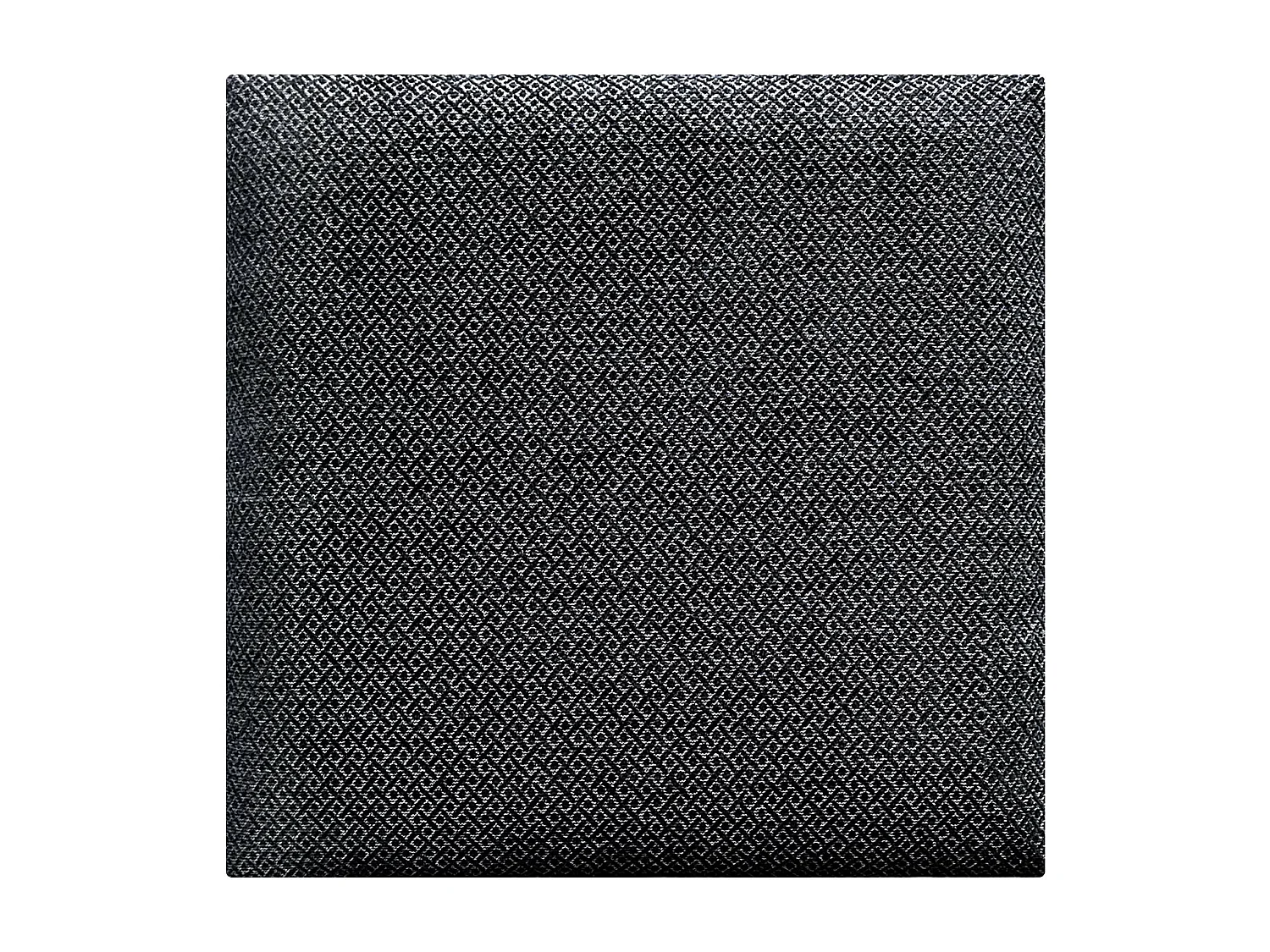 DHOME Ensemble de 1 Panneaux Tapissés en Tissu de Luxe Pack Autoadhésif pour Mur Acoustique Absorbant et Protecteur (Silver Ebony, 60x40cm, x1)