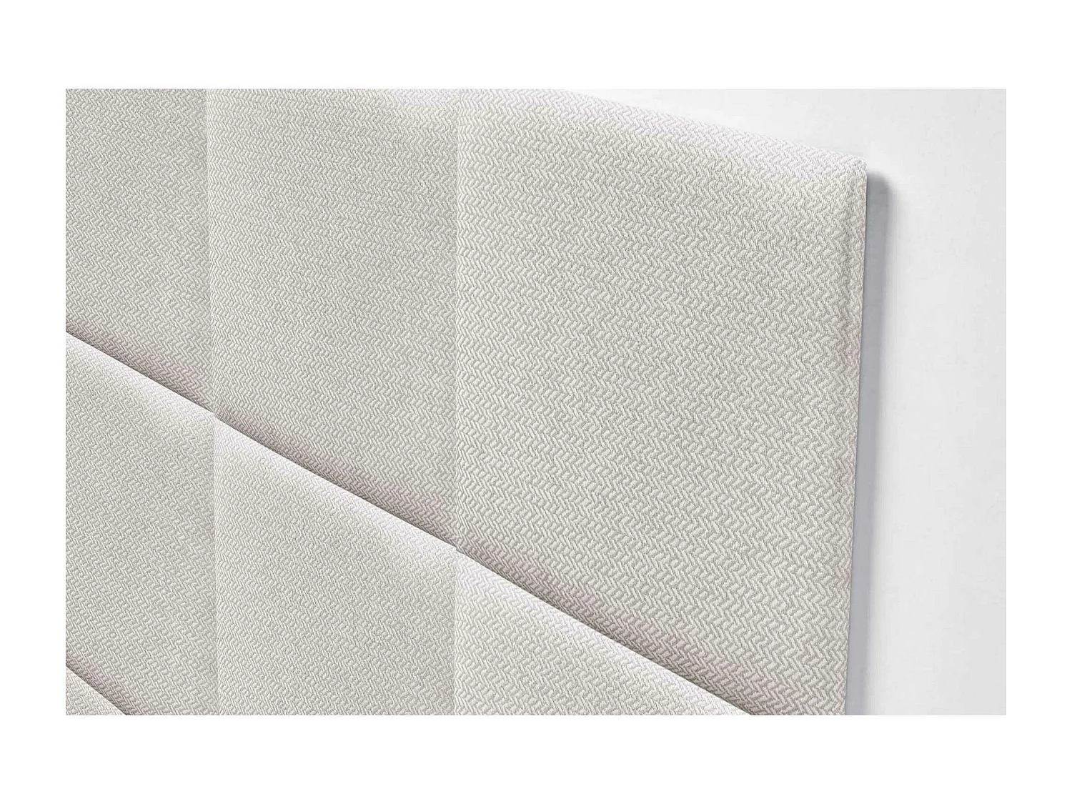 DHOME Tête de Lit Rembourrée Composée de Panneaux Autoadhésifs Interchangeables Série Luxury Edition Lit de Luxe Chambre (Épis Beige, 145cm)