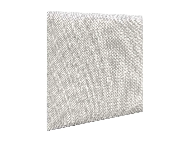 DHOME Panneaux Tapissés Exclusifs Série Luxury Edition Autoadhésifs pour Mur Acoustiques Absorbants Protection Chocs (Silver Nacar, 50x50cm)