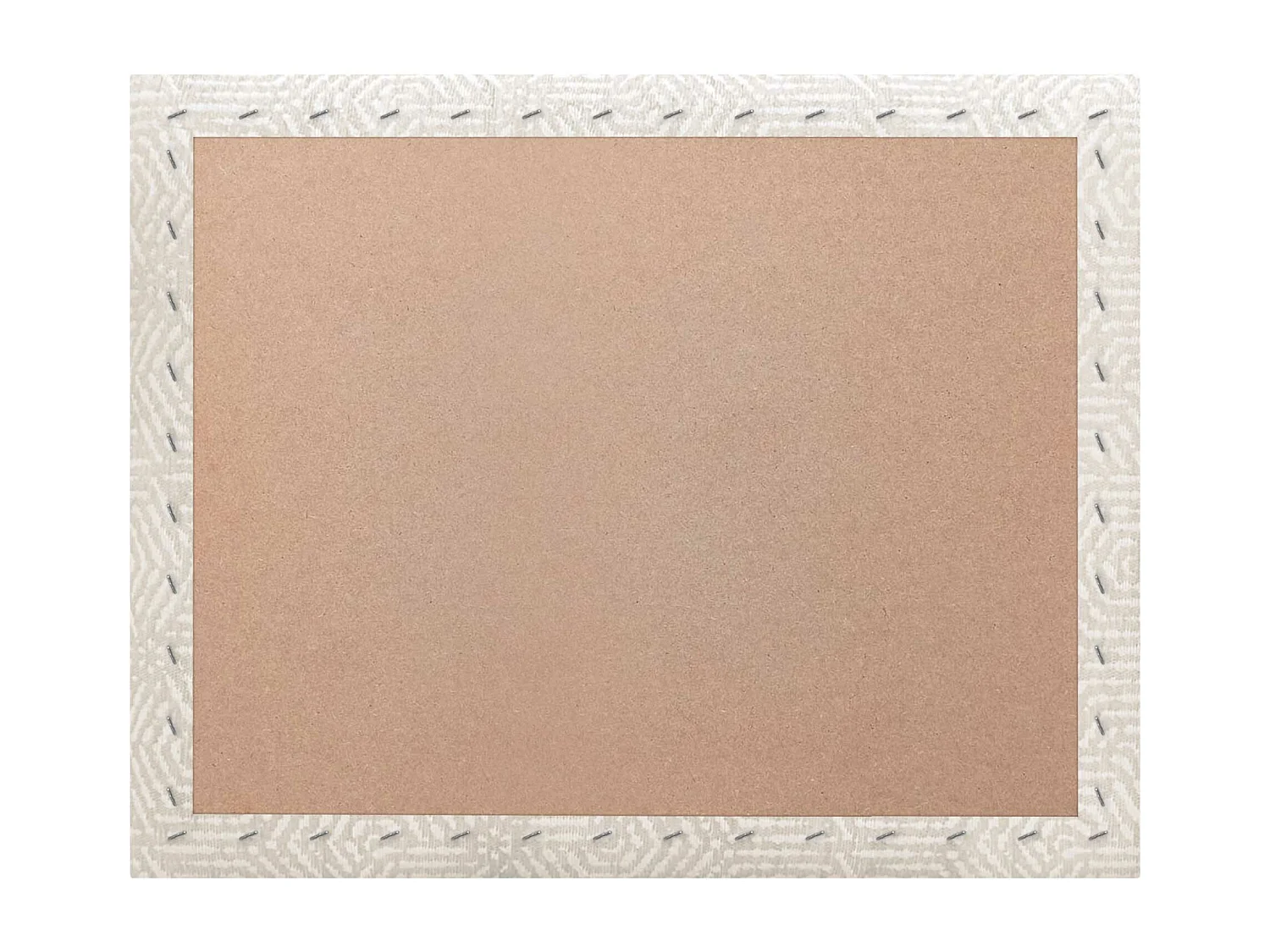 DHOME Tête de Lit Rembourrée Composée de Panneaux Autoadhésifs Interchangeables Série Luxury Edition Lit de Luxe Chambre (Ethnic White, 80cm)