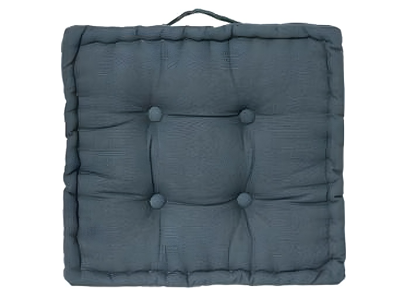 Lot De 2 Coussins De Sol 40x40 Cm – Rembourrage Coton, Épais – Pour Yoga, Animaux, Intérieur/Extérieur, Gris
