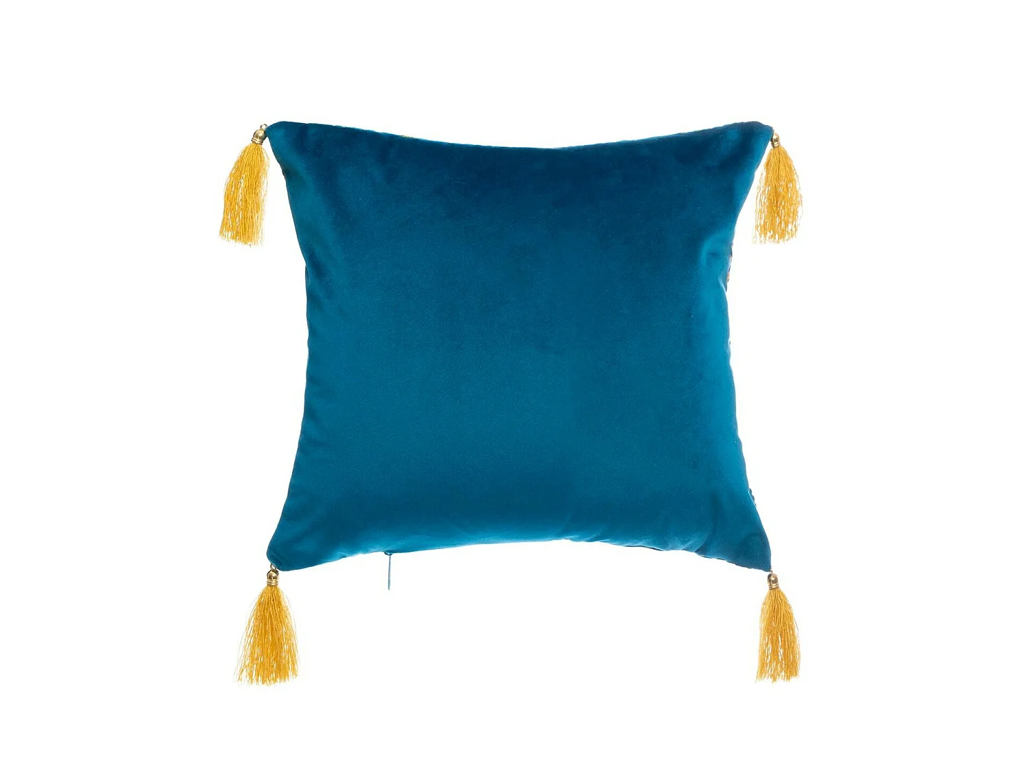 Lot de 2 coussins en polyester coloris bleu - L. 40 x l. 40 cm