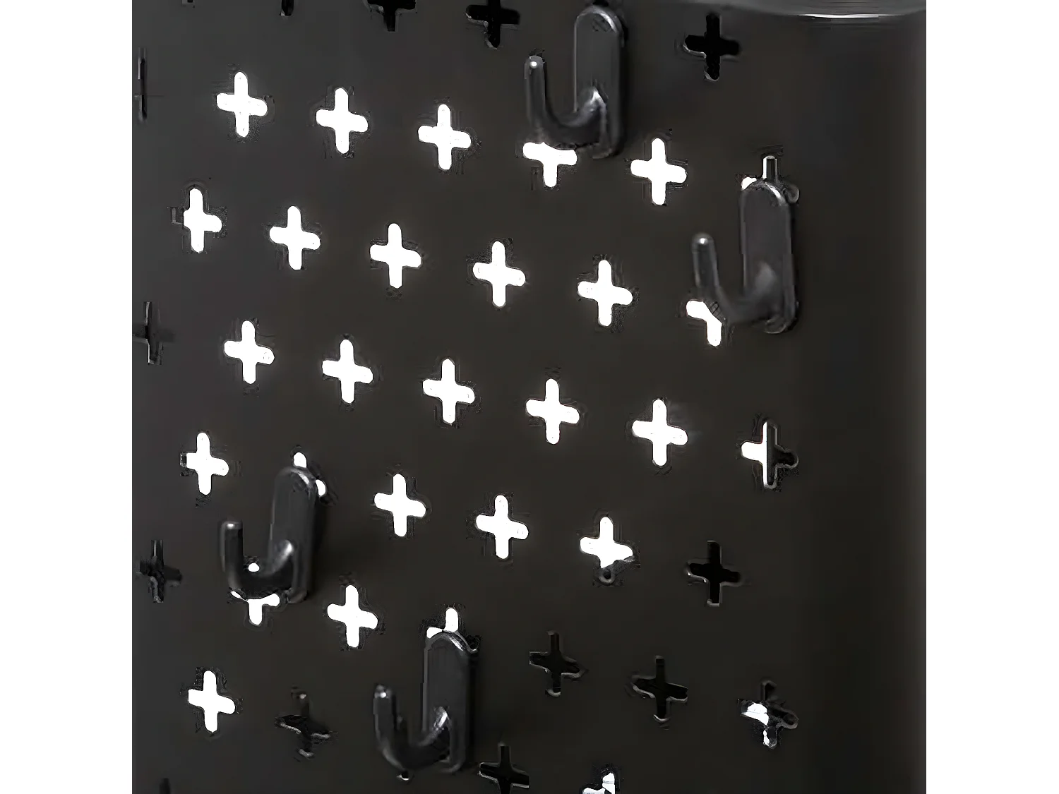 Desserte meuble de cuisine en métal à 3 étages coloris noir - Longueur 51 x Profondeur 29,5 x Hauteur 76 cm