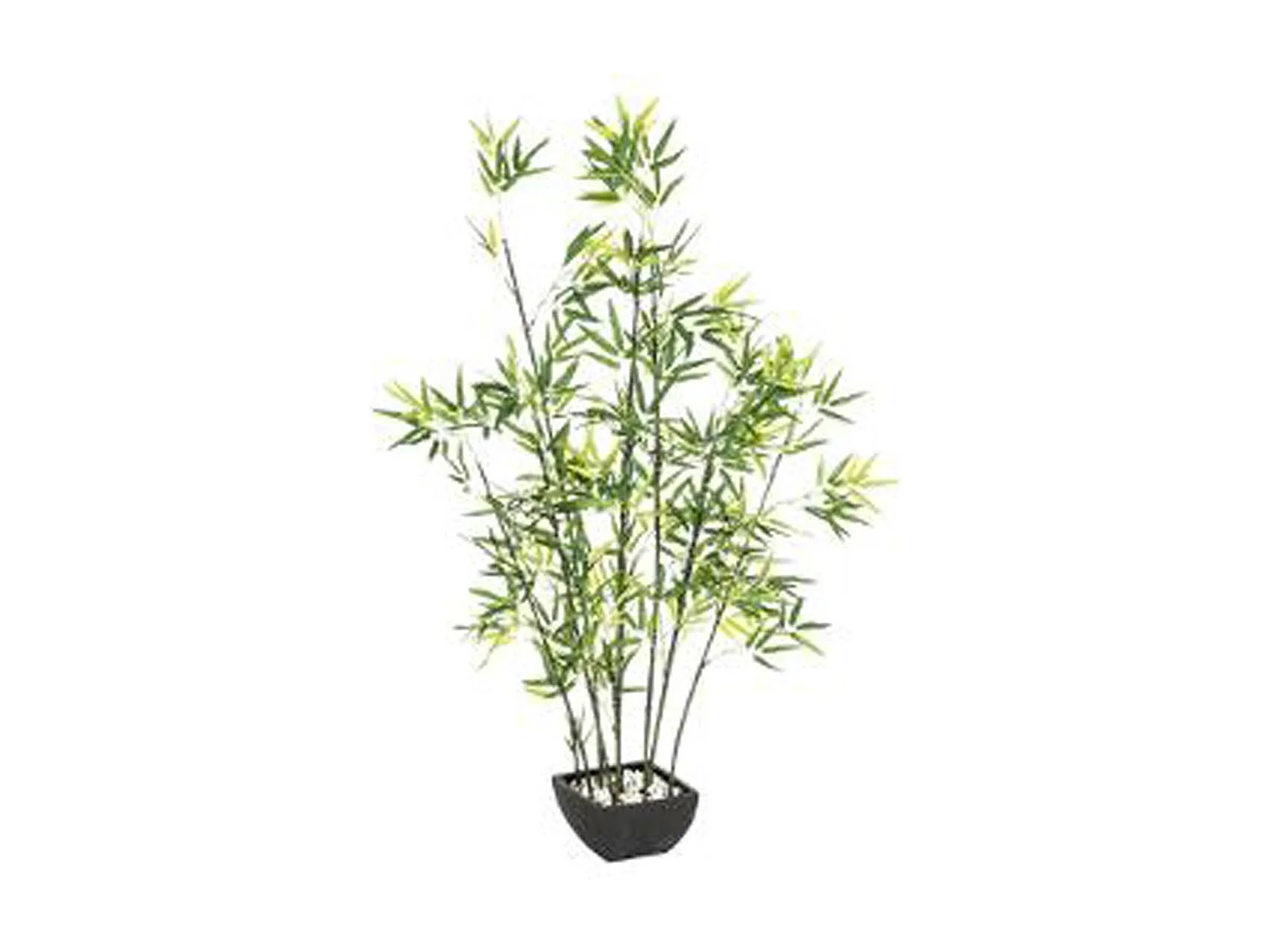 Plante Artificielle "Bambou" en dacron+pe+terracotta - Dim : H 122 cm