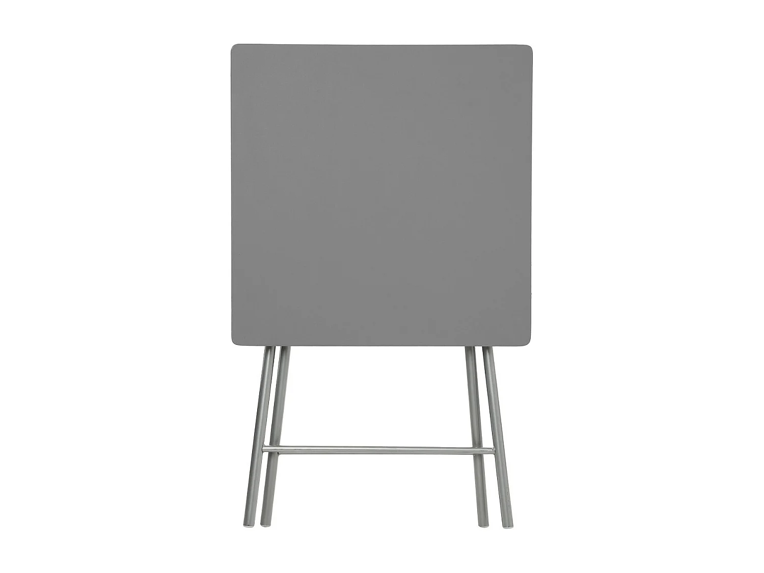 Table Pliante Grise, 60 x 60 x 75 cm
