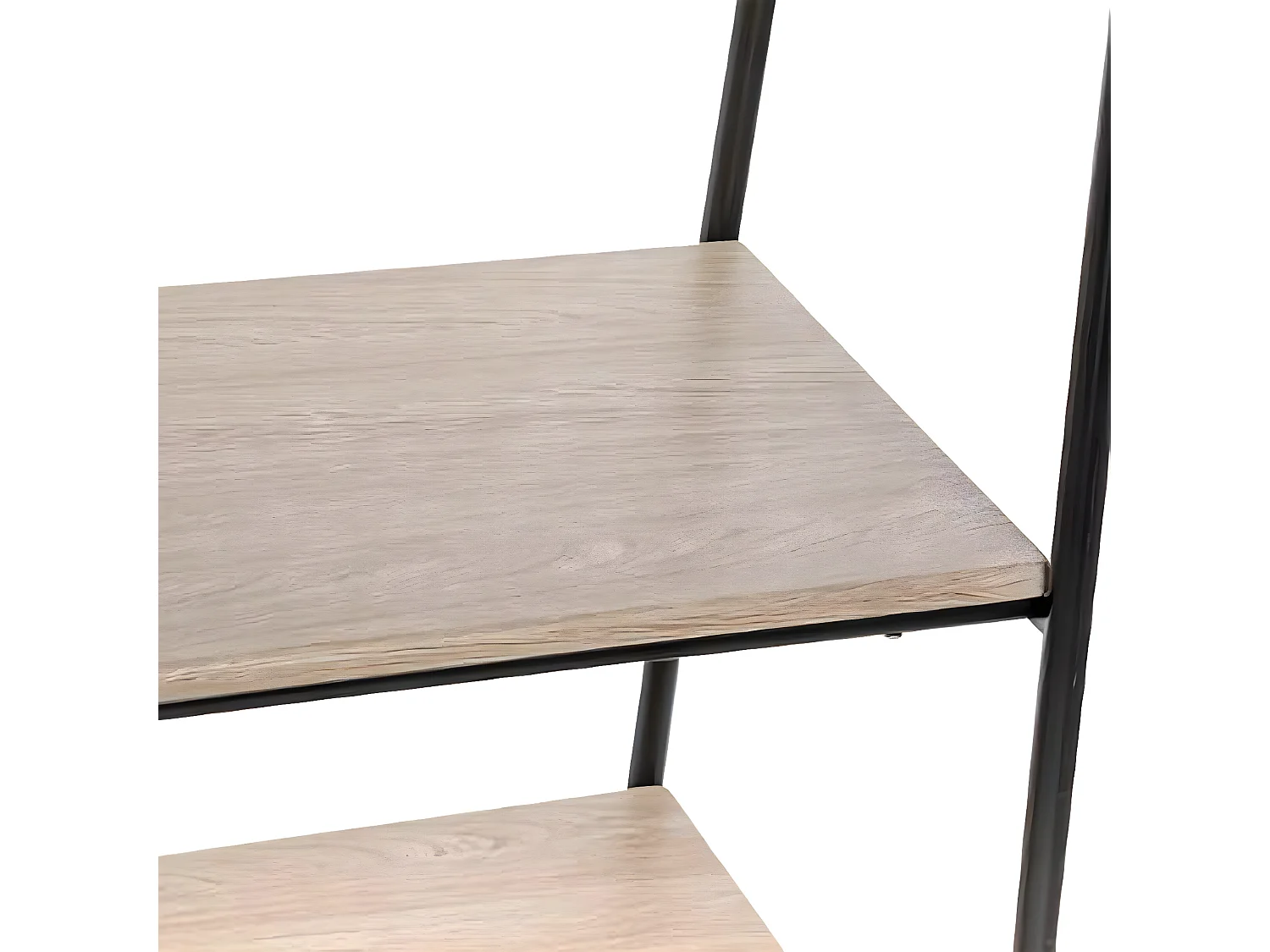 Portant à vêtement en bois et métal coloris naturel - L.95.5 x P.46 x H.164.5 cm