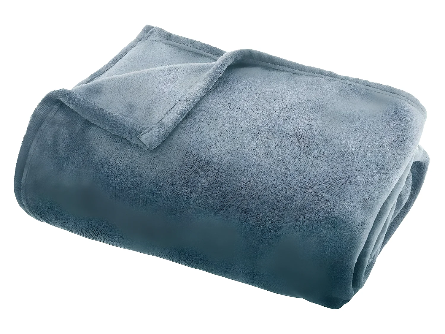 Plaid en flanelle coloris Orage - 130 x 180 cm