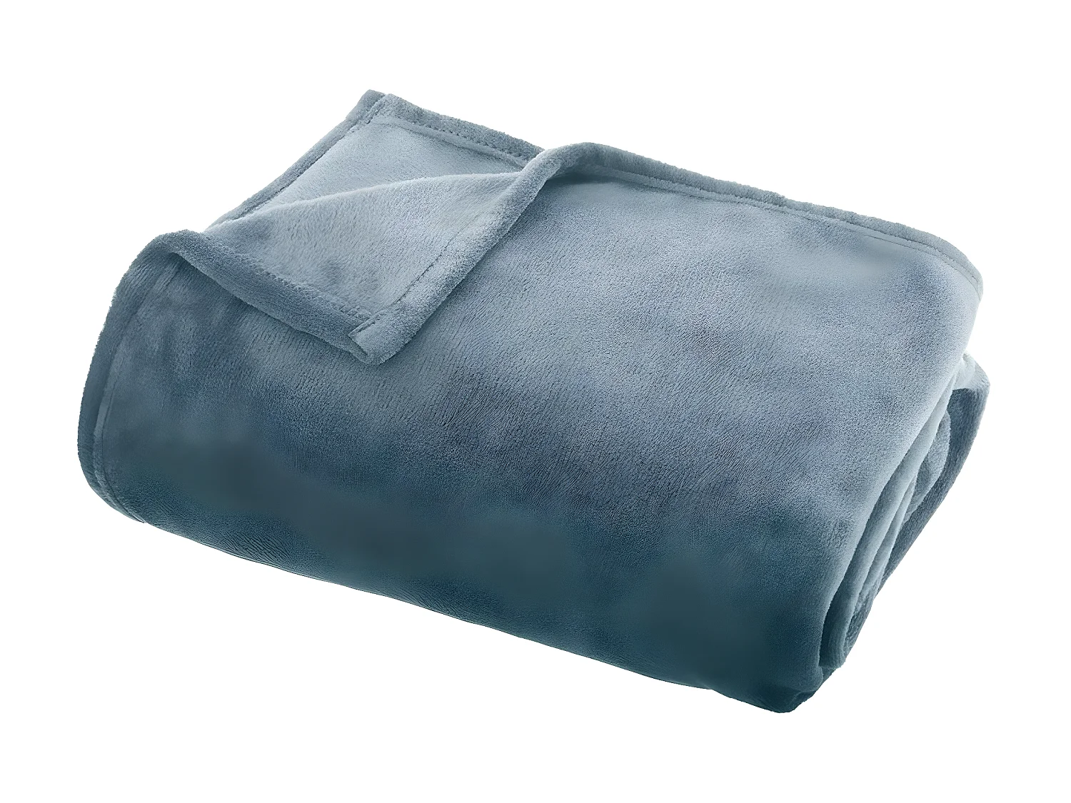 Plaid en flanelle coloris Orage - 130 x 180 cm