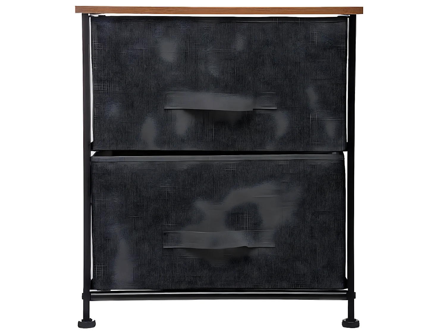 Table de chevet / table de nuit en gris foncé - L.45 x P.30 x H.51cm