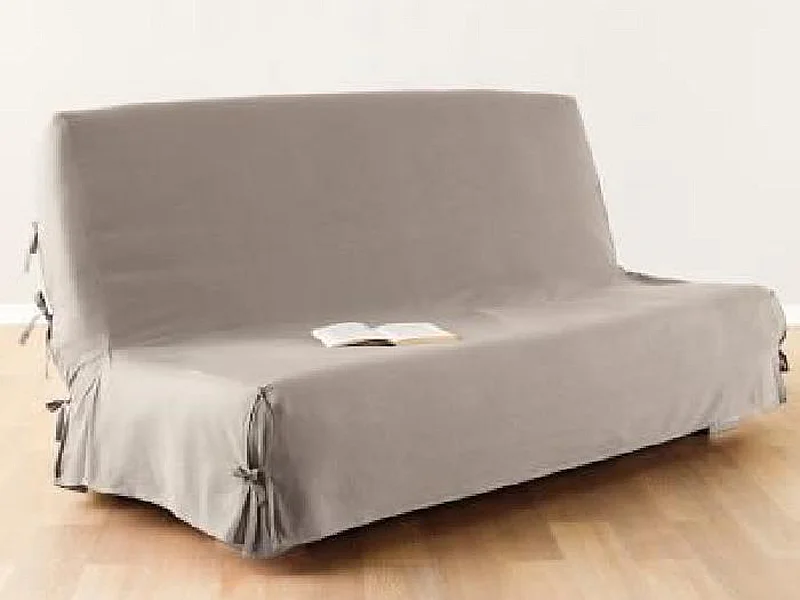 Housse de clic clac coloris Lin 100% coton - Dim : 140 X 200 cm