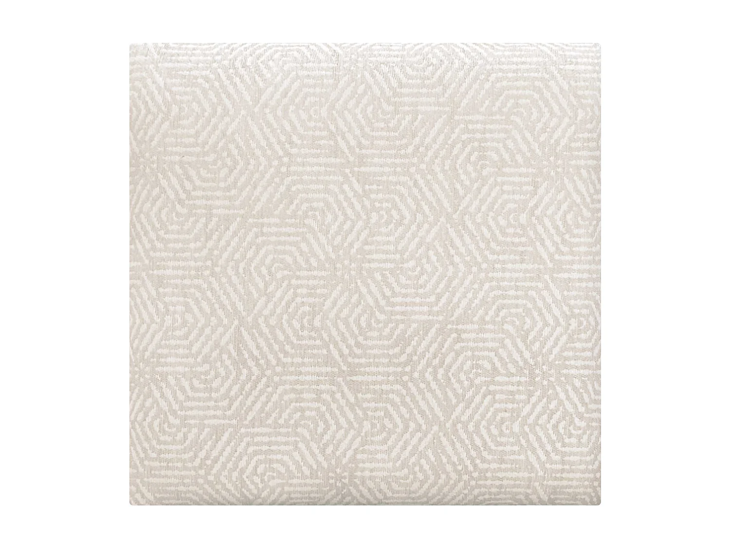 DHOME Set van 1 Luxe Stoffen Zelfklevend Gestoffeerd Paneel voor Muur, Geluidsabsorberend en Beschermend (Ethnic White, 50x30cm, x1)