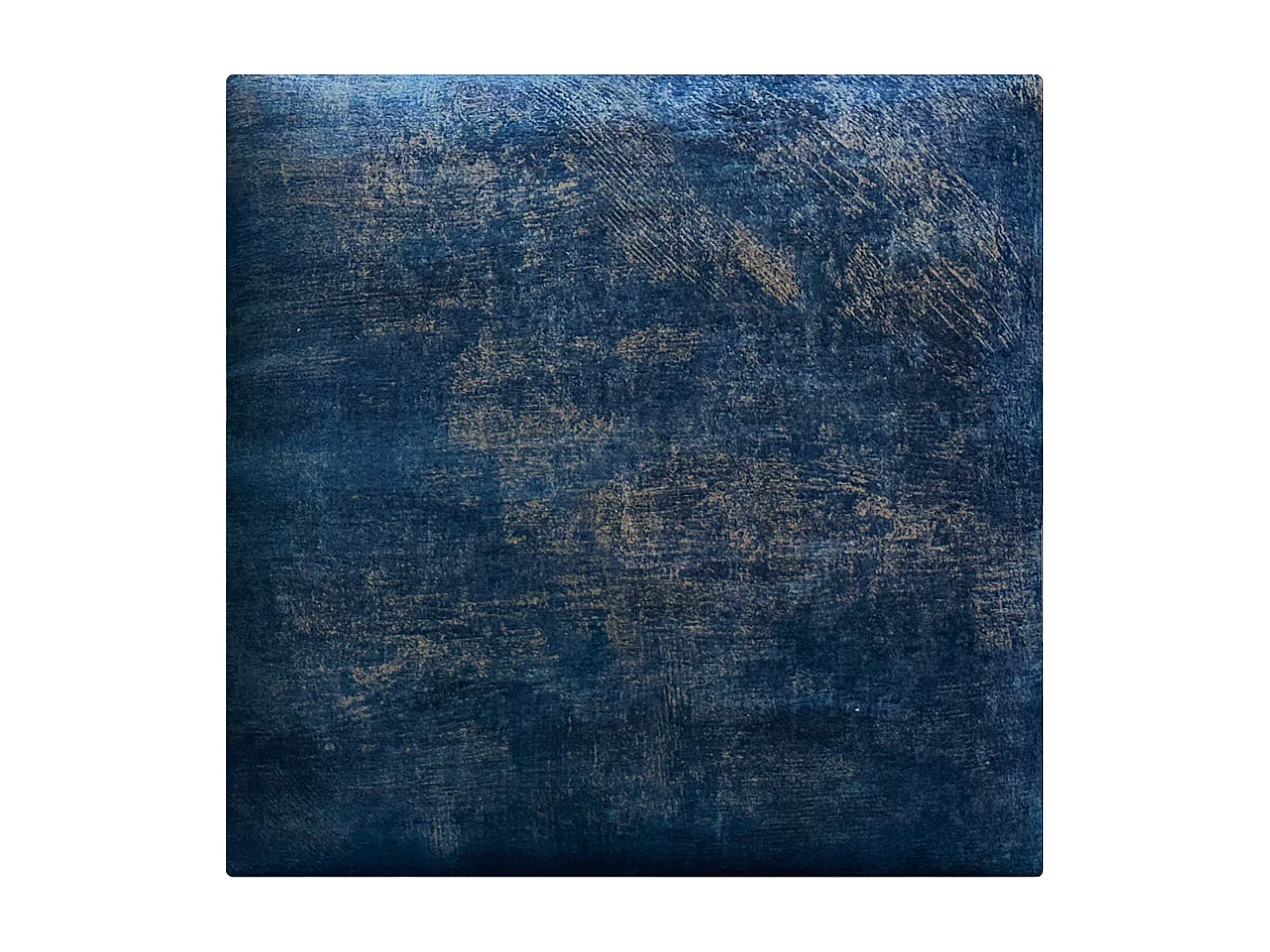 DHOME Ensemble de 6 Panneaux Tapissés en Tissu de Luxe Pack Autoadhésif pour Mur Acoustique Absorbant et Protecteur (Luxurious Blue, 60x40cm, x6)