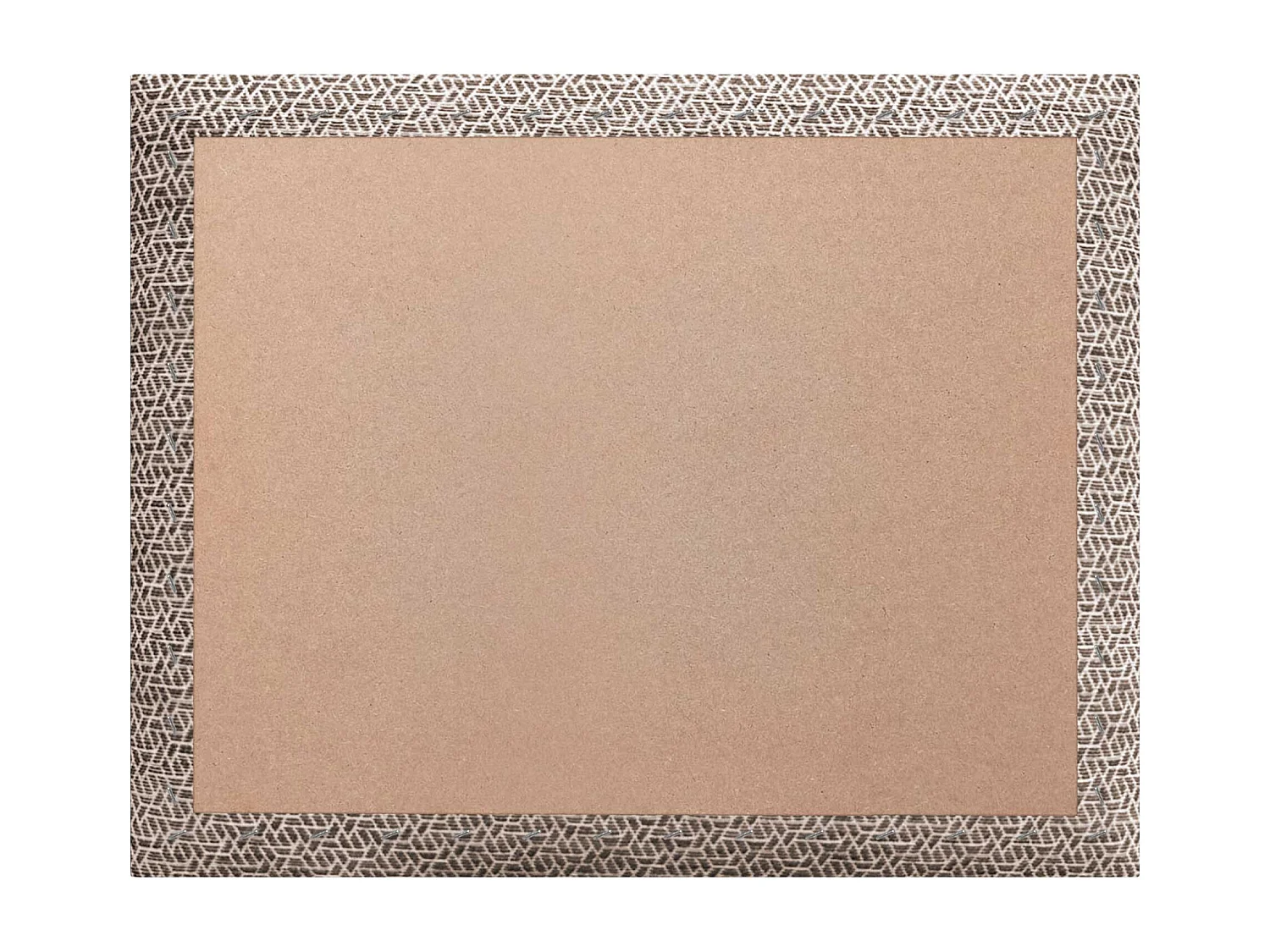 DHOME Gepolstertes Kopfteil aus austauschbaren selbstklebenden Paneelen Luxury Edition Serie Luxusbett Schlafzimmer (Ethnic Brown, 90cm)