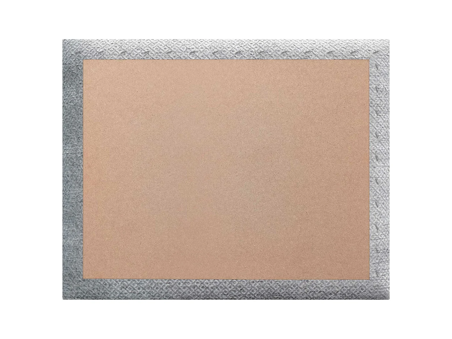 DHOME Gepolstertes Kopfteil aus austauschbaren selbstklebenden Paneelen Luxury Edition Serie Luxusbett Schlafzimmer (Silver Grey, 135cm)