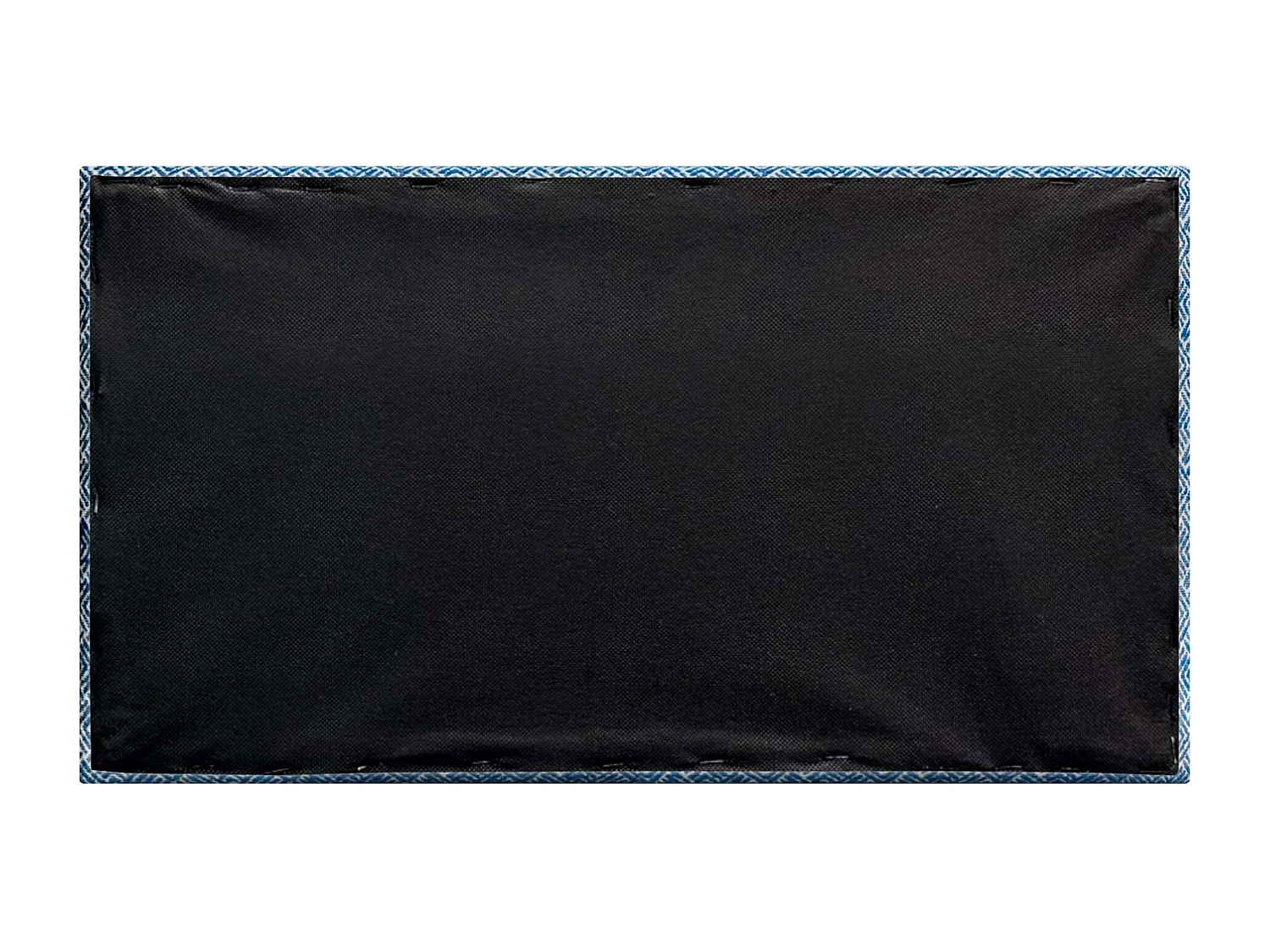 DHOME Ensemble de 8 Panneaux Tapissés en Tissu de Luxe Pack Autoadhésif pour Mur Acoustique Absorbant et Protecteur (Ethnic Blue, 60x50cm, x8)