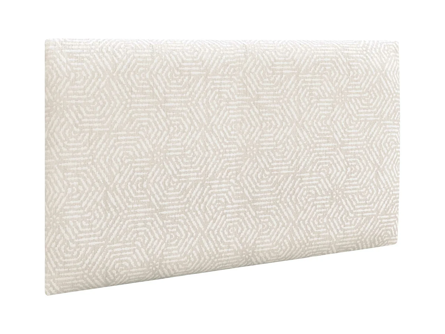 DHOME Exclusieve Gestoffeerde Panelen Luxury Edition Zelfklevend voor MuurGeluidsabsorberend Stootbescherming (Ethnic White, 50x40cm)