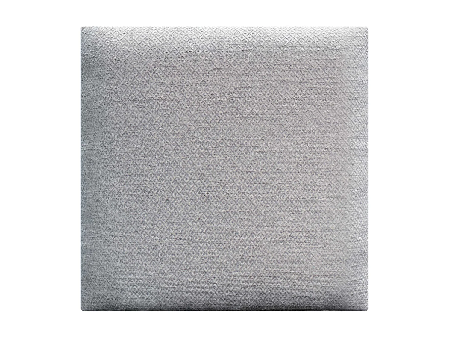 DHOME Panneaux Tapissés Exclusifs Série Luxury Edition Autoadhésifs pour Mur Acoustiques Absorbants Protection Chocs (Silver Grey, 50x50cm)