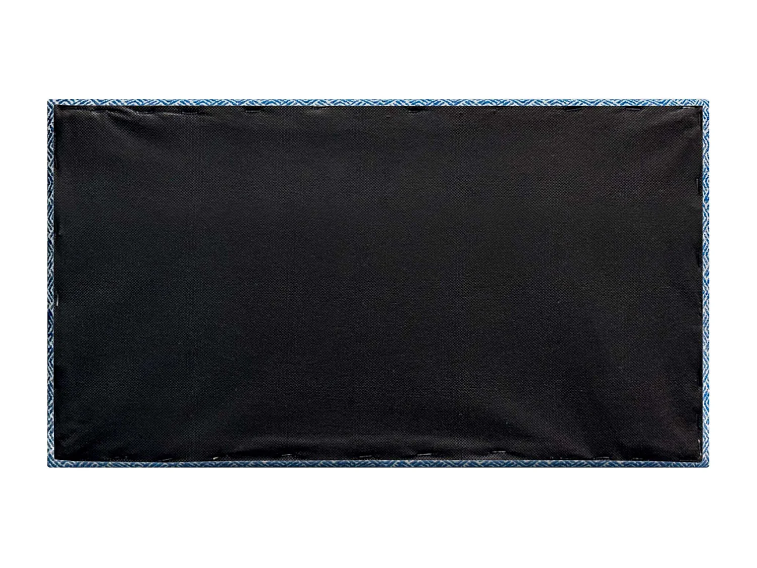 DHOME Ensemble de 1 Panneaux Tapissés en Tissu de Luxe Pack Autoadhésif pour Mur Acoustique Absorbant et Protecteur (Ethnic Blue, 60x60cm, x1)