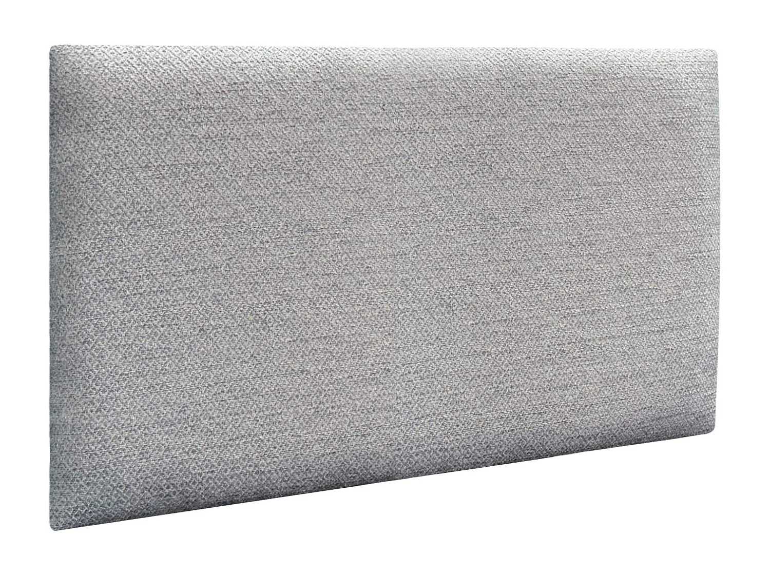 DHOME Ensemble de 6 Panneaux Tapissés en Tissu de Luxe Pack Autoadhésif pour Mur Acoustique Absorbant et Protecteur (Silver Grey, 50x50cm, x6)
