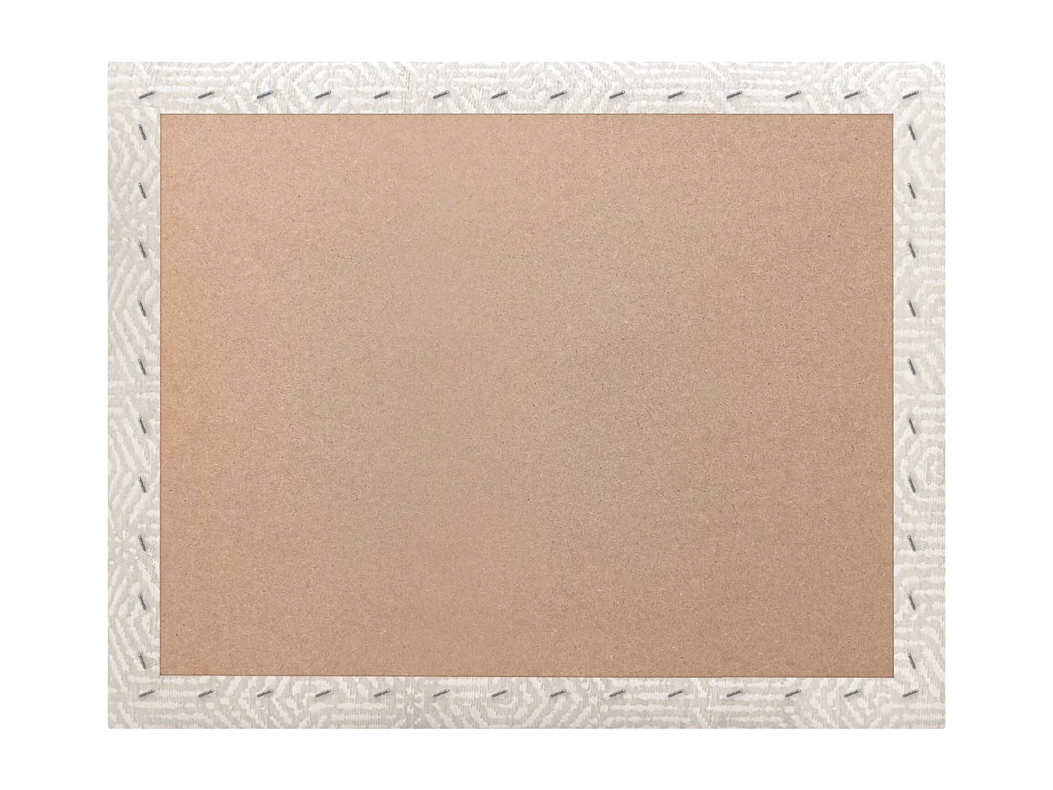 DHOME Gepolstertes Kopfteil aus austauschbaren selbstklebenden Paneelen Luxury Edition Serie Luxusbett Schlafzimmer (Ethnic White, 105cm)