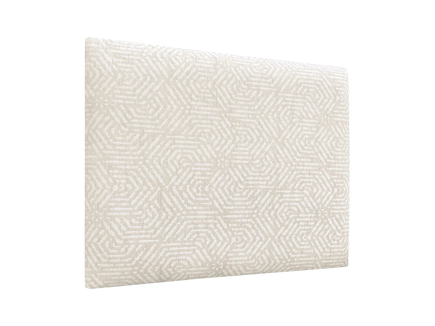 DHOME Tête de Lit Rembourrée Composée de Panneaux Autoadhésifs Interchangeables Série Luxury Edition Lit de Luxe Chambre (Ethnic White, 105cm)