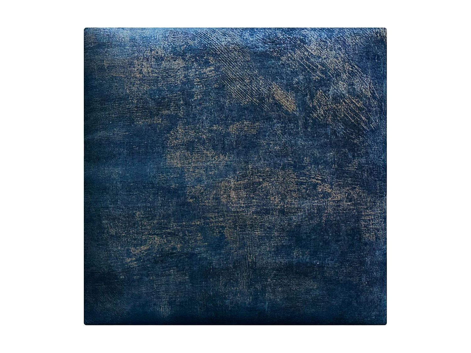 DHOME Ensemble de 1 Panneaux Tapissés en Tissu de Luxe Pack Autoadhésif pour Mur Acoustique Absorbant et Protecteur (Luxurious Blue, 60x40cm, x1)
