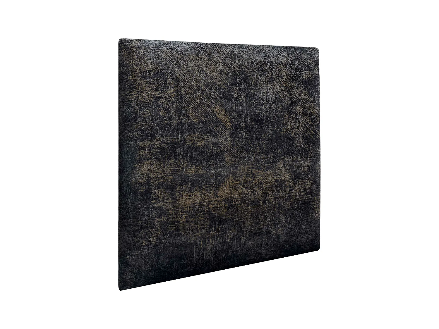 DHOME Panneaux Tapissés Exclusifs Série Luxury Edition Autoadhésifs pour Mur Acoustiques Absorbants Protection Chocs (Luxurious Black, 50x50cm)