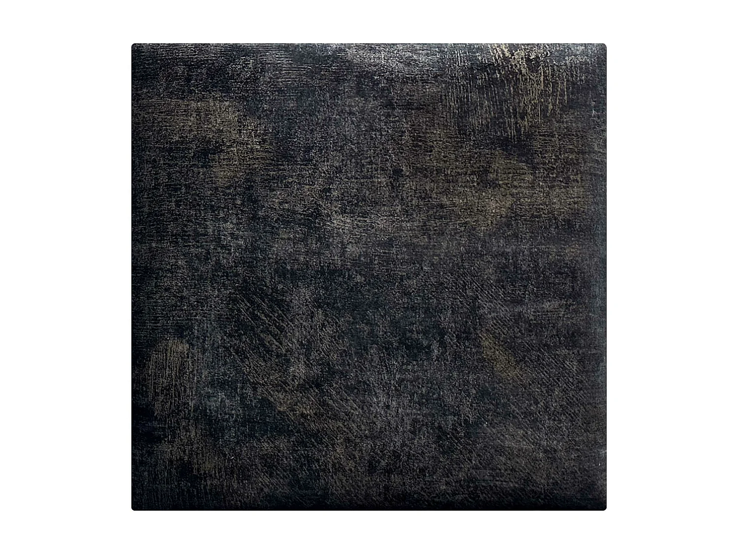 DHOME Ensemble de 6 Panneaux Tapissés en Tissu de Luxe Pack Autoadhésif pour Mur Acoustique Absorbant et Protecteur (Luxurious Black, 50x30cm, x6)