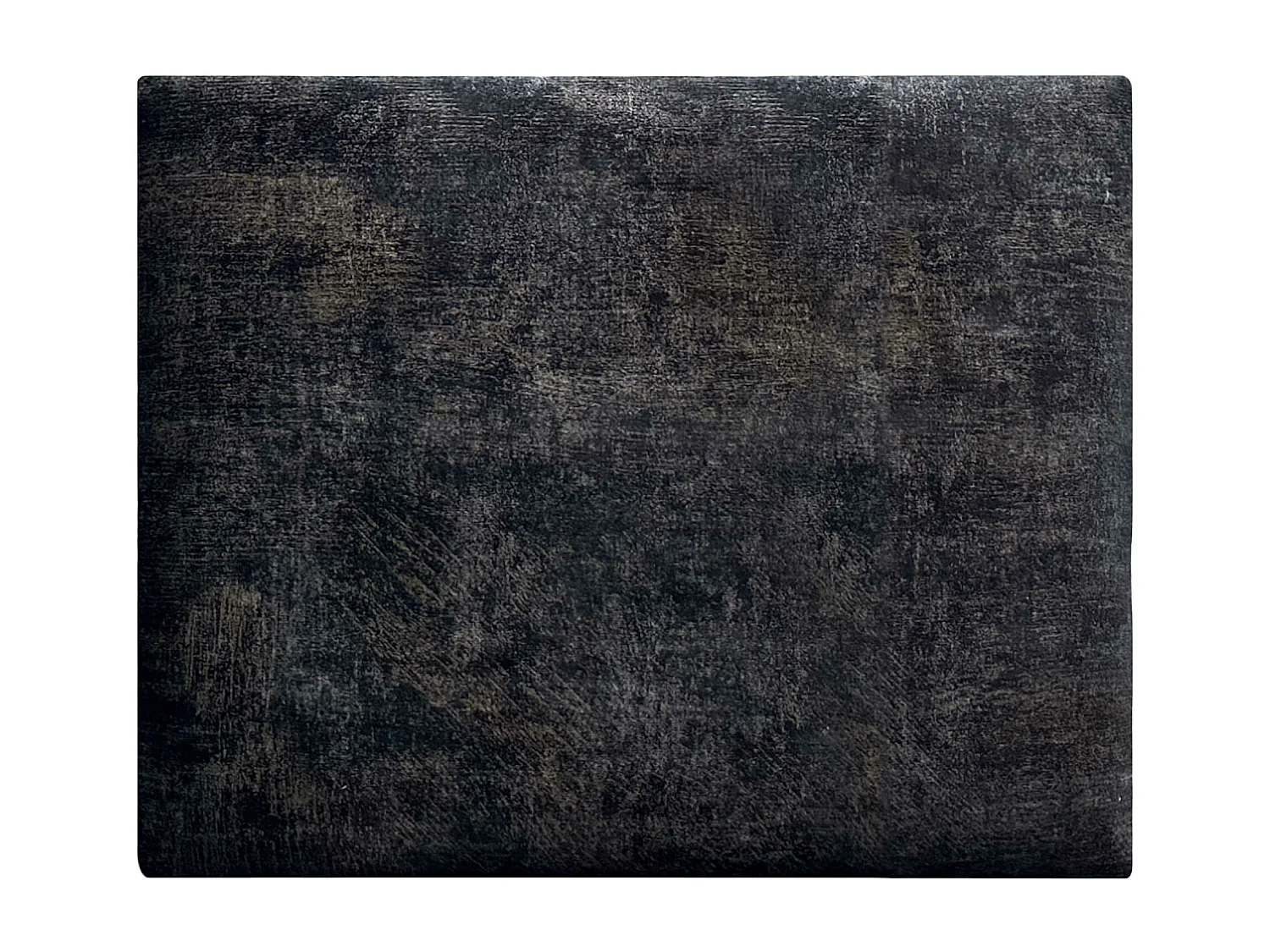 DHOME Tête de Lit Rembourrée Composée de Panneaux Autoadhésifs Interchangeables Série Luxury Edition Lit de Luxe Chambre (Luxurious Black, 200cm)