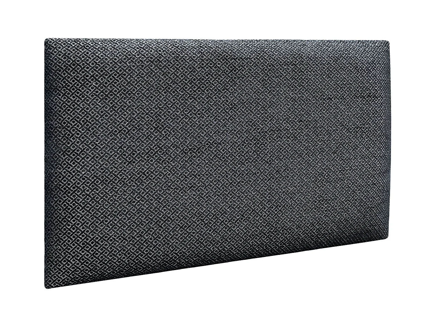 DHOME Panneaux Tapissés Exclusifs Série Luxury Edition Autoadhésifs pour Mur Acoustiques Absorbants Protection Chocs (Silver Ebony, 60x50cm)