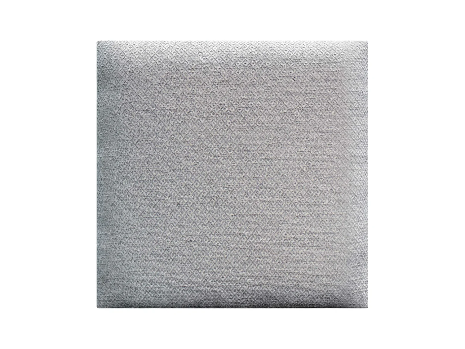 DHOME Set van 6 Luxe Stoffen Zelfklevende Gestoffeerde Panelen voor Muur, Geluidsabsorberend en Beschermend (Silver Grey, 60x40cm, x6)