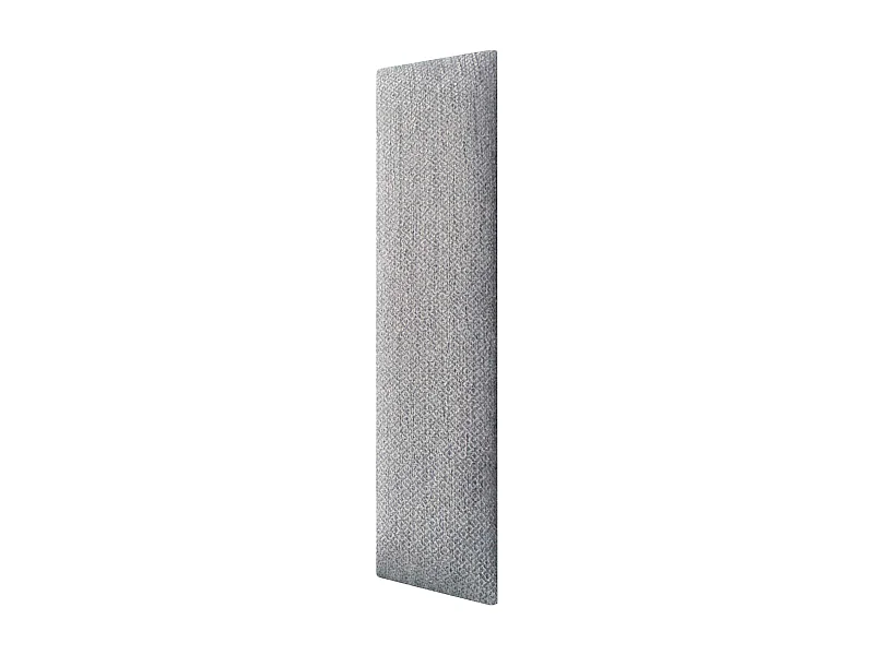 DHOME Exklusive gepolsterte Wandpaneele Luxury Edition Series Selbstklebende akustische, stoßabsorbierende Wandpaneele für Aufprallschutz (Silver Grey, 60x20cm)