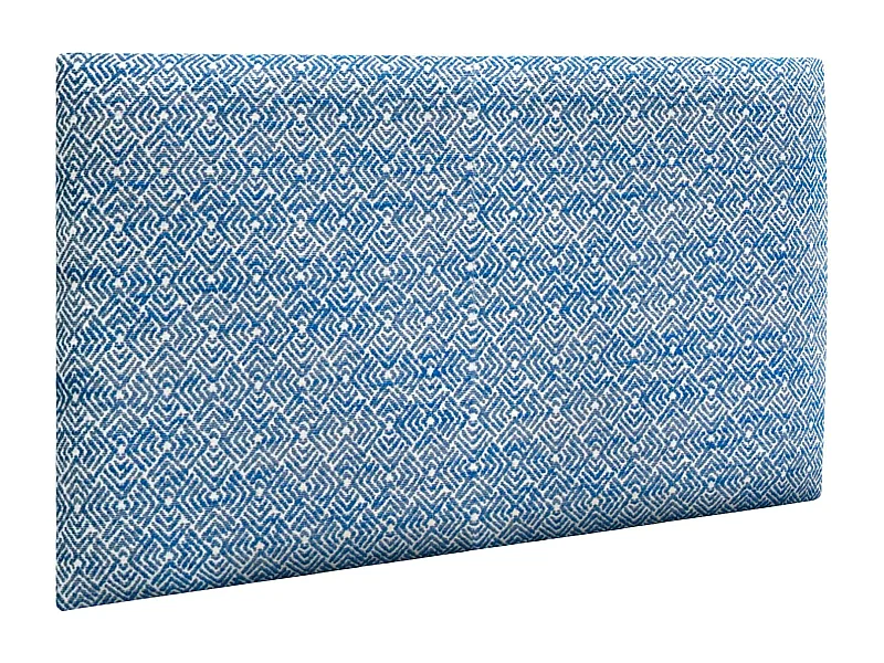 DHOME Panneaux Tapissés Exclusifs Série Luxury Edition Autoadhésifs pour Mur Acoustiques Absorbants Protection Chocs (Ethnic Blue, 60x40cm)