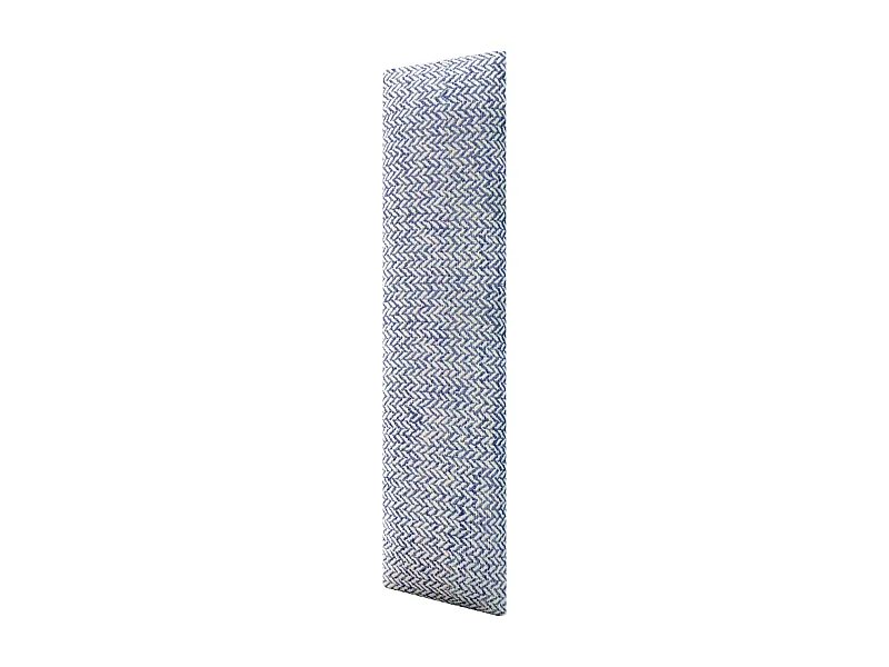 DHOME Panneaux Tapissés Exclusifs Série Luxury Edition Autoadhésifs pour Mur Acoustiques Absorbants Protection Chocs (Épis Azul, 60x20cm)