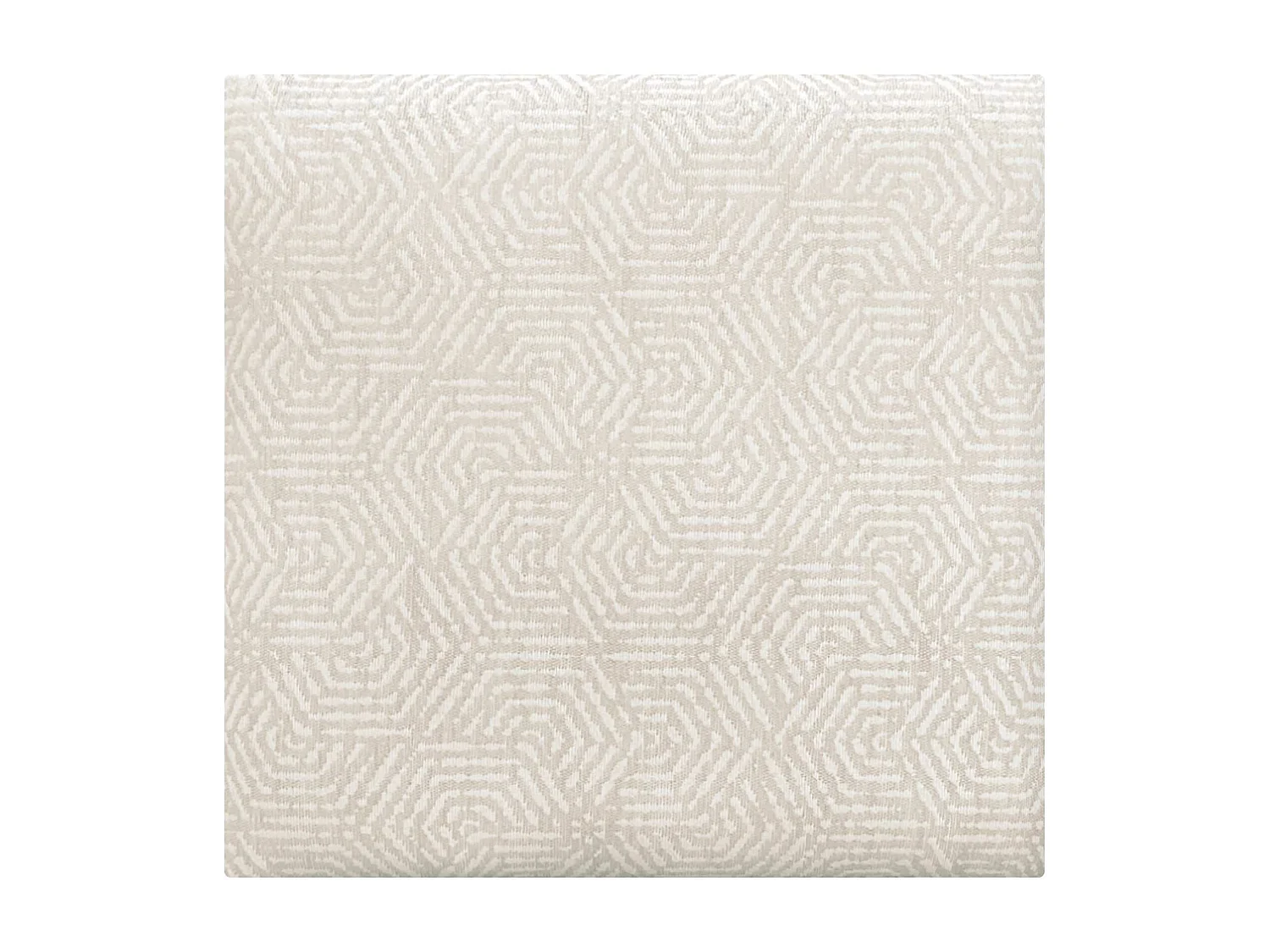 DHOME Ensemble de 8 Panneaux Tapissés en Tissu de Luxe Pack Autoadhésif pour Mur Acoustique Absorbant et Protecteur (Ethnic White, 60x40cm, x8)