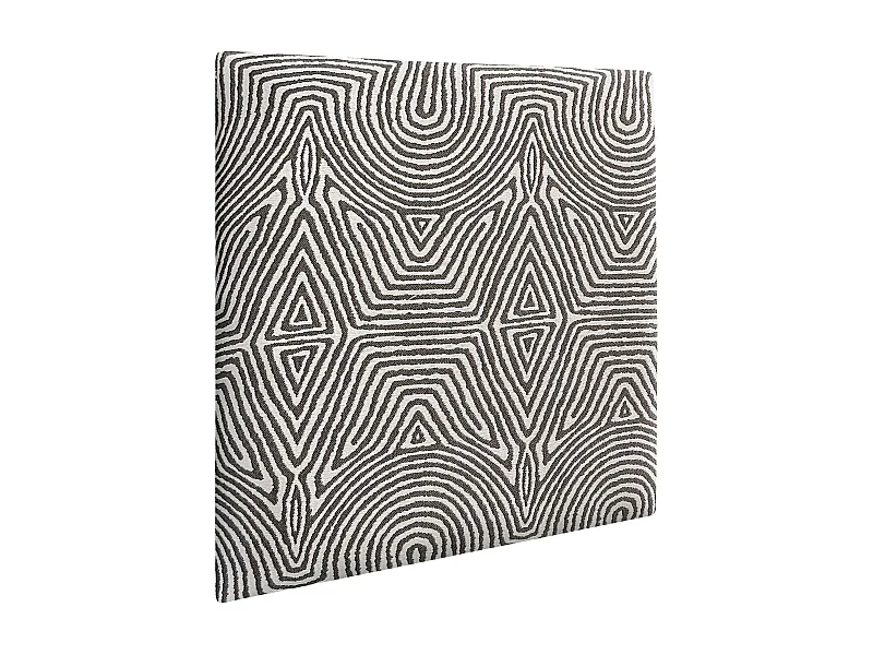 DHOME Panneaux Tapissés Exclusifs Série Luxury Edition Autoadhésifs pour Mur Acoustiques Absorbants Protection Chocs (Tribal, 50x50cm)